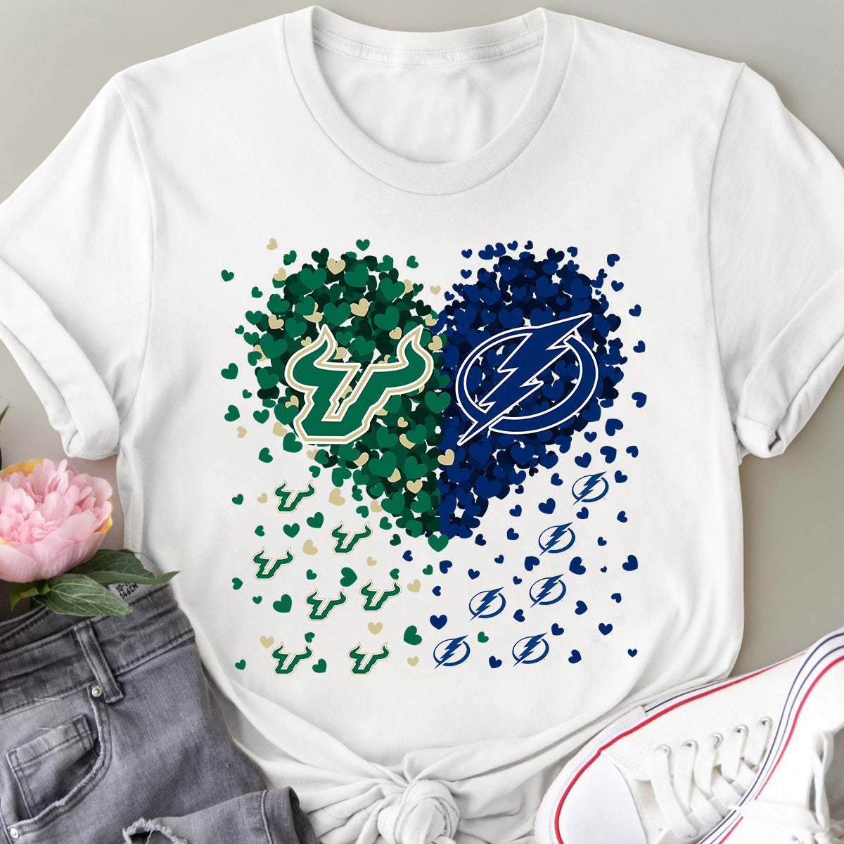 Just A Girl Loves Her Teams - Customized Shirt for Sandy Bell